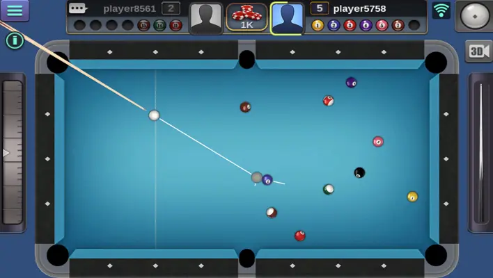 3D Pool Ball android App screenshot 1